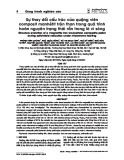 Sự thay đổi cấu trúc của quặng viên composit manhêtit trộn than trong quá trình hoàn nguyên trạng thái rắn trong lò vi sóng