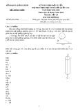 Đề thi học sinh giỏi Quốc gia THPT môn Vật lí năm học 2022-2023 có đáp án (Vòng 2) - Sở GD&ĐT Quảng Bình