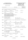 Đề kiểm tra môn Đại số lớp 10 chương 1 năm 2019-2020 có đáp án - Trường THPT Đoàn Thượng, Hải Dương (Mã đề 221)