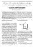 Xây dựng mô hình thử nghiệm thiết bị phản ứng liên tục thủy phân Acetic Anhydride phục vụ nghiên cứu điều khiển