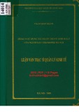 Luận văn Thạc sĩ Quản lý kinh tế: Hành vi sử dụng túi nilon trong sinh hoạt động của người dân thành phố Hà Nội