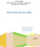 Bài giảng Kế toán quản trị 1: Phần 1 - ThS. Nguyễn Thị Hồng Liên