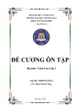 Đề cương ôn tập Toán cao cấp 2 - Trường ĐH Thương mại