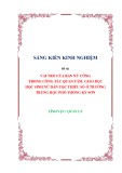 Sáng kiến kinh nghiệm THPT: Vai trò của Ban nữ công trong công tác quan tâm, giáo dục học sinh nữ dân tộc thiểu số ở trường THPT Kỳ Sơn