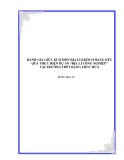 Sáng kiến kinh nghiệm THPT: Đánh giá giữa kì II môn Địa lí khối 10 bằng kết quả thực hiện dự án Địa lí công nghiệp tại trường THPT Đặng Thúc Hứa