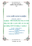 Sáng kiến kinh nghiệm THPT: Một số giải pháp nâng cao hoạt động thư viện và phát triển văn hóa đọc tại trường THPT Đô lương 3, Nghệ An