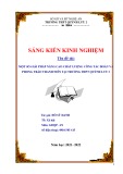 Sáng kiến kinh nghiệm THPT: Một số giải pháp nâng cao chất lượng công tác Đoàn và phong trào thanh niên tại trường THPT Quỳnh Lưu 2