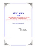 Sáng kiến kinh nghiệm THPT: Một số biện pháp nâng cao hiệu quả tổ chức hoạt động trải nghiệm thực tế tại địa phương cho học viên các lớp tiếng dân tộc Thái