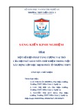 Sáng kiến kinh nghiệm THPT: Một số biện pháp tăng cường vai trò của đội ngũ giáo viên chủ nhiệm trong việc xây dựng lớp học hạnh phúc ở trường THPT