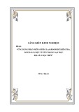 Sáng kiến kinh nghiệm THPT: Ứng dụng phần mềm SHub Classroom để kiểm tra, đánh giá trực tuyến trong dạy học Địa lí lớp 12 bậc THPT