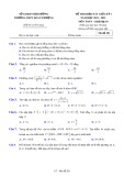 Đề thi khảo sát giữa học kì 1 môn Toán lớp 10 năm 2021-2022 - Trường THPT Đoàn Thượng, Hải Dương (Mã đề 201)