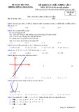Đề thi KSCL môn Toán lớp 10 (Lần 1) - Trường THPT Lý Nhân Tông (Mã đề 287)