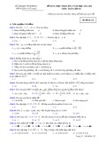 Đề thi khảo sát chất lượng môn Toán năm 2021-2022 (Lần 1) - Sở GD&ĐT Vĩnh Phúc (Mã đề 132)