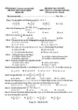 Đề kiểm tra cuối học kì 2 môn Toán lớp 10 năm 2020-2021 - Trường THPT Nhân Chính (Mã đề 485)