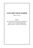 Sáng kiến kinh nghiệm THPT: Một số giải pháp góp phần nâng cao hiệu quả công tác tư vấn, hỗ trợ cho học sinh trong dạy học và giáo dục ở trường THPT