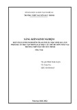 Sáng kiến kinh nghiệm THPT: Một số giải pháp khi kiểm tra đánh giá học sinh qua sản phẩm dự án học tập trong dạy học các chủ đề môn Toán tại trường THPT Nguyễn Duy Trinh