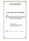 Sáng kiến kinh nghiệm THPT: Dạy học văn bản Ai đã đặt tên cho dòng sông? theo hướng phát triển năng lực sáng tạo cho học sinh