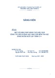 Sáng kiến kinh nghiệm THPT: Một số biện pháp nâng cao hiệu quả công tác bồi dưỡng học sinh giỏi môn tin học bằng ngôn ngữ lập trình C++