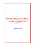 Sáng kiến kinh nghiệm THPT: Một số biện pháp để giữ gìn, phát huy dân ca ví, giặm xứ Nghệ thông qua dạy học văn học dân gian (Ngữ Văn 10)