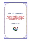 Sáng kiến kinh nghiệm THPT: Một số giải pháp nâng cao hiệu quả công tác đảm bảo chất lượng tại Trường trung học phổ thông Huỳnh Thúc Kháng, Thành phố Vinh, Nghệ An