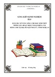 Sáng kiến kinh nghiệm THPT: Giáo dục kỹ năng sống cho học sinh THPT thông qua hoạt động ngoại khóa CLB tiếng Anh tại địa bàn huyện Quỳnh Lưu, tỉnh Nghệ An