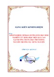 Sáng kiến kinh nghiệm THPT: Kinh nghiệm chỉ đạo, hướng dẫn học sinh nghiên cứu khoa học hiệu quả cao tại Trường trung học phổ thông Nguyễn Trường Tộ - Hưng Nguyên