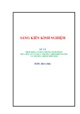 Sáng kiến kinh nghiệm THPT: Điểm khác cơ bản trong danh pháp Hóa học vô cơ giữa chương trình hiện hành và chương trình THPT mới