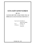 Sáng kiến kinh nghiệm THPT: Vận dụng kiến thức Số học trong việc lập trình giải các bài toán bằng ngôn ngữ C++