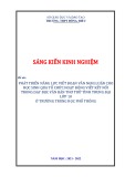 Sáng kiến kinh nghiệm THPT: Phát triển năng lực viết đoạn văn nghị luận cho HS học sinh qua tổ chức hoạt động viết kết nối trong dạy đọc văn bản thơ trữ tình trung đại lớp 10 ở trường THPT