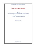 Sáng kiến kinh nghiệm THPT: Các biện pháp tạo sự hứng thú học Toán cho học sinh THPT thông qua việc dạy, học phần vectơ - Chương trình Hình học lớp 10