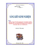 Sáng kiến kinh nghiệm THPT: Tiếp cận kỳ thi chuẩn hóa quốc tế chương trình Hóa học THPT - SAT II Chemistry và xây dựng một số nội dung dạy học phần Tốc độ phản ứng, Cân bằng hóa học theo SAT II Chemistry