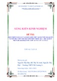 Sáng kiến kinh nghiệm THPT: Phát triển năng lực vận dụng kiến thức lịch sử để giải quyết vấn đề thực tiễn cho học sinh THPT trong dạy – học lịch sử Việt Nam giai đoạn 1919-1945