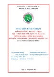 Sáng kiến kinh nghiệm THPT: Giải pháp nâng cao chất lượng dạy và học môn Sinh học 11 và Địa lý 12 thông qua hoạt động trải nghiệm “Biến rác thải nhà bếp thành phân bón hữu cơ