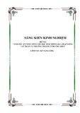 Sáng kiến kinh nghiệm THPT: Giáo dục kỹ năng sống cho học sinh thông qua hoạt động Lễ tri ân và trưởng thành ở trường THPT