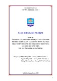 Sáng kiến kinh nghiệm THPT: Ứng dụng các phần mềm hỗ trợ và nền tảng web để thiết kế bài giảng E-Learning trong dạy học trực tuyến môn Sinh học nhằm phát triển năng lực cho học sinh THPT