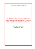 Sáng kiến kinh nghiệm THPT: Phát triển năng lực chung thông qua hoạt động xét dấu đạo hàm của hàm hợp để giải quyết một số bài toán về hàm số