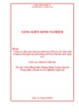 Sáng kiến kinh nghiệm THPT: Nâng cao hiệu quả công tác thanh tra, kiểm tra việc thực hiện Chương trình giáo dục phổ thông 2018 trên địa bàn tỉnh Nghệ An