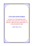 Sáng kiến kinh nghiệm THPT: Dạy học Vật lý tích hợp kiến thức vào thực tiễn giải quyết vấn đề bảo vệ đôi mắt thông qua hoạt động đóng vai ở trường THPT Qùy Hợp