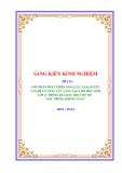 Sáng kiến kinh nghiệm THPT: Góp phần phát triển năng lực giải quyết vấn đề và năng lực sáng tạo cho học sinh lớp 11 thông qua dạy học chủ đề: góc trong không gian