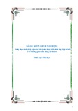 Sáng kiến kinh nghiệm THPT: Giúp học sinh tiếp cận các bài toán thực tiễn khi dạy lập trình C++ thông qua nền tảng Arduino