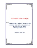 Sáng kiến kinh nghiệm THPT: Góp phần phát triển tư duy sáng tạo cho học sinh thông qua khai thác bài toán về góc trong Hình học không gian