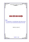 Sáng kiến kinh nghiệm THPT: Các tình huống và giải pháp khắc phục khi lập báo cáo quyết toán năm trên phần mềm kế toán Misa