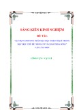 Sáng kiến kinh nghiệm THPT: Vận dụng phương pháp dạy học theo trạm trong dạy học chủ đề Sóng cơ và giao thoa sóng Vật lí 12 THPT