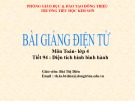 Bài giảng môn Toán lớp 4 - Tiết 94: Diện tích hình bình hành - Bùi Thị Diên