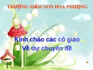 Bài giảng Mầm non: Đề tài - Hạt gạo của ba