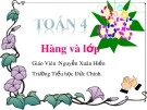 Bài giảng Toán lớp 4: Hàng và lớp - Nguyễn Xuân Hiền