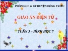 Bài giảng Hình học lớp 7 - Tiết 5: Các góc tạo bởi một đường thẳng cắt hai đường thẳng