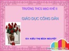 Bài giảng GDCD lớp 7 bài 5: Yêu thương con người (Tiết1)