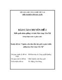 Báo cáo chuyên đề: Nghiên cứu bảo tồn lưu giữ và phát triển giống hoa Mai vàng Yên Tử - TS. Đặng Văn Đông