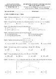 Đề kiểm tra cuối học kì 1 môn Toán lớp 10 năm 2021-2022 có đáp án - Trường THPT Đoàn Thượng, Hải Dương (Mã đề 132)